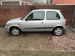 Nissan Micra 1.0 3D 2001 Grijs, Auto's, Voorwielaandrijving, Stof, 600 kg, 4 cilinders