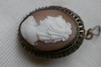 Antieke Camee  -  hanger/broche, Sieraden, Tassen en Uiterlijk, Antieke sieraden, Verzenden, Overige materialen, Broche, Verguld