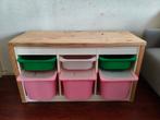 Steigerhout kallax Kast met Bakken  -Ideaal voor Kinderkamer, Ophalen, Gebruikt