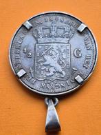 Zilveren Hanger 1/2 Gulden 1848, Ophalen of Verzenden