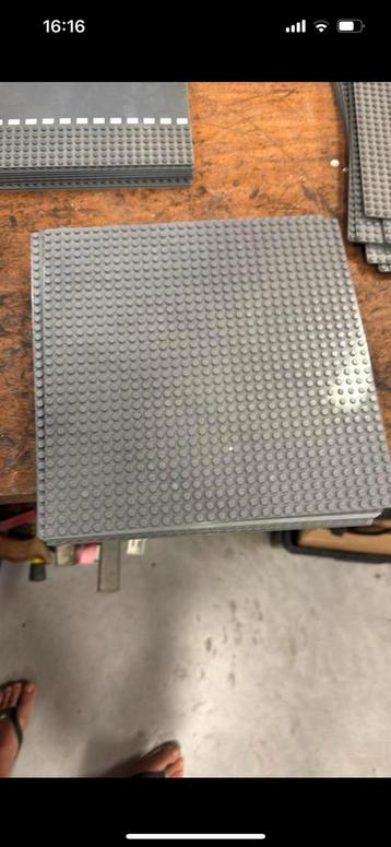 Lego grond plaat grijs 32x32. 12 stuks beschikbaar voor biedingen