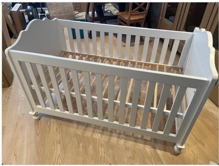 nfanskids Klaudia Ledikant 70x140 wit NIEUW IN DE VERPAKKING, Kinderen en Baby's, Babywiegjes en Ledikanten, Nieuw, Ledikant, Ophalen