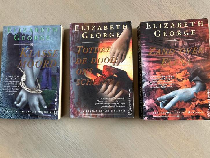 Elizabeth George - 3 Detectives, Boeken, Detectives, Gelezen, Ophalen of Verzenden