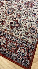 Vintage tapijt,zuiver wol,bloemen,rood,127x202, Gebruikt, 100 tot 150 cm, Wit, Vintage