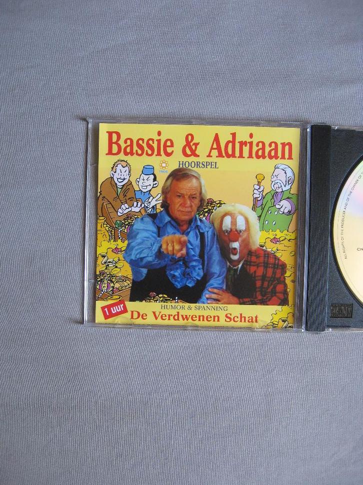Bassie & Adriaan hoorspel - De verdwenen Schat (1996), Cd's en Dvd's, Cd's | Kinderen en Jeugd, Zo goed als nieuw, Verhaal of Sprookje