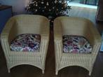 Degelijke Stoel fauteuil rotan incl. passende kussens # * *, Ophalen, Minder dan 75 cm, Riet of Rotan, Zo goed als nieuw