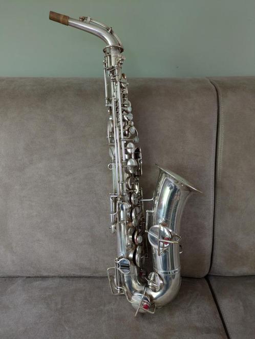Buescher True Tone alt saxofoon, Muziek en Instrumenten, Blaasinstrumenten | Saxofoons, Gebruikt, Alt, Met koffer, Ophalen of Verzenden