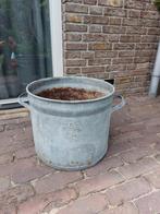 Zinken teil emmer plantenbak, Ophalen, Gebruikt, Minder dan 60 cm, Rond