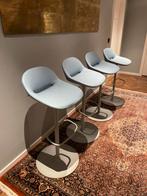 Artifort Beso Barkrukken grijsblauw 81 cm, Huis en Inrichting, Barkrukken, Draaibaar, 60 tot 90 cm, Leer, Ophalen of Verzenden