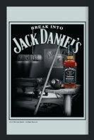 Jack Daniels Pool hall reclame spiegel cafe decoratie deco, Reclamebord, Info@deconoord.nl, Deco Noord, Nieuw