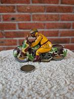 Zeldzame Blikken Militaire Motorfiets met Kanon, Antiek en Kunst, Ophalen of Verzenden