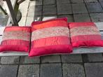 3 sierkussens, Huis en Inrichting, Ophalen, Zo goed als nieuw, Vierkant