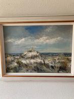 Strand, zee en duin olieverf op doek Willem.F. Reinders, Antiek en Kunst, Ophalen