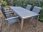 4 Seasons Outdoor tuinset. Tafel en 6 stoelen, Tuin en Terras, Tuinset, Rvs, Stoel, Zo goed als nieuw