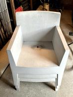 6 Confortabele tuinstoelen, kleur wit, modieuze stijl, Ophalen, Gebruikt, Kunststof, Stapelbaar