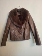Wulux Paris Biker Jasje Chocolade bruin, Kleding | Dames, Bruin, Maat 42/44 (L), Ophalen of Verzenden, Zo goed als nieuw