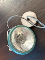 Hanglamp Koplamp Design petrol - Ø 17cm, Ophalen of Verzenden, Gebruikt, Metaal, Minder dan 50 cm
