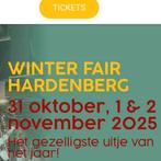 1x ticket Hardenberg Winterfair, Tickets en Kaartjes, Eén persoon, Ticket of Toegangskaart