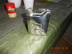 jerrycan drankheupflesje chroom en vintage messing sleutels, Antiek en Kunst, Curiosa en Brocante, Ophalen of Verzenden
