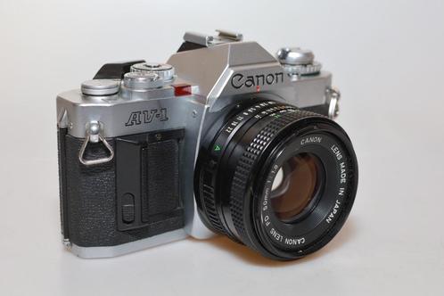 Canon AV-1 izgst nieuwe seals werkt 100%, Audio, Tv en Foto, Fotocamera's Analoog, Refurbished, Spiegelreflex, Canon, Ophalen of Verzenden