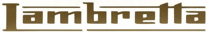 Lambretta sticker #3, Motoren, Accessoires | Stickers, Ophalen of Verzenden