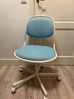 Ikea bureaustoel blauw/wit + gratis cape, Ophalen, Zo goed als nieuw, Blauw, Bureaustoel