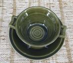 2224 koninklijke goedewaagen soepkom schotel olijfgroen, Ophalen of Verzenden, Zo goed als nieuw, Overige stijlen, Kop(pen) en/of Schotel(s)