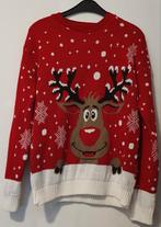 Kersttrui met rendier - Maat M - Ophalen in den haag., Ophalen, Gedragen, Maat 38/40 (M), Rood