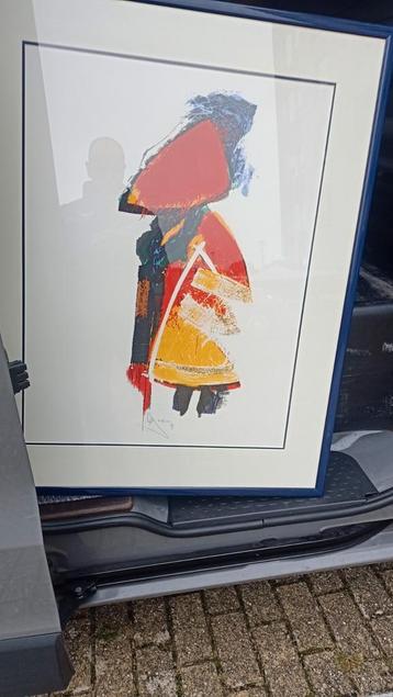 abstract Arty Grimm zeefdruk oplage 150 beschikbaar voor biedingen