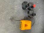 DeWald DE9116 acculader 7,2-18V met 3 NiCd accu's (def), Doe-het-zelf en Verbouw, Ophalen of Verzenden, Gebruikt, Boor- en Schroefmachine