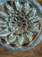 # kerst antieke kerstbal grote deukbal bloem, Ophalen of Verzenden