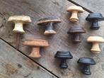interieur beslag ovale beuken knop antiek, Ophalen of Verzenden, Gebruikt, Overige materialen, Klink of Kruk