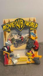 Warner bros movie world fotolijs/beeld Sylvester/bugs,tweety, Verzamelen, Stripfiguren, Ophalen, Kuifje, Zo goed als nieuw, Beeldje of Figuurtje