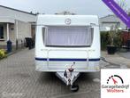 Tec 530 TDF voortent rondzit vastbed L keuken, Caravans en Kamperen, T.E.C., Rondzit, 7 tot 8 meter, Bedrijf