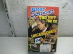 vhs 18a jerry springer too het for tv, Cd's en Dvd's, Komedie, Alle leeftijden, Gebruikt, Verzenden