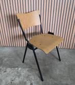 15 x Vepa vintage schoolstoelen houten cafe stoelen horeca, Ophalen of Verzenden, Zo goed als nieuw, Zwart, Vijf, Zes of meer stoelen