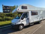 Hymer Classic 524 - Ruime 6-persoons gezinscamper, Caravans en Kamperen, Alkoof, Ringverwarming, Fiat, Treinzit