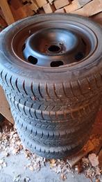 winterbanden peugeot 195-65-R15  -MICHELIN-, Auto-onderdelen, Banden en Velgen, Ophalen, Gebruikt, 15 inch, Banden en Velgen