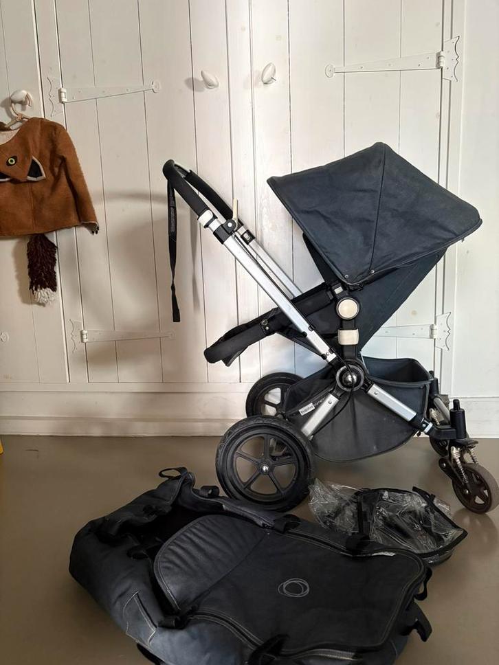 Bugaboo Cameleon 3 Denim 107 Limited edition, Kinderen en Baby's, Kinderwagens en Combinaties, Gebruikt, Combiwagen, Bugaboo, Luchtbanden