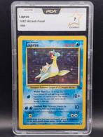 Lapras 1999 holo wizards fosssil #10 PCA 7 excellent, Verzenden, Zo goed als nieuw, Meerdere kaarten