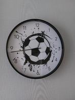 Voetbal Wandklok, Ophalen of Verzenden, Zo goed als nieuw, Analoog, Wandklok