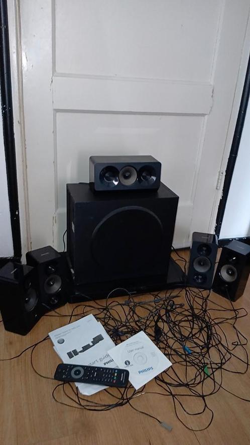 Philips Home theater werk perfect compleet met toebehoren, Audio, Tv en Foto, Overige Audio, Tv en Foto, Zo goed als nieuw, Ophalen