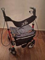 Lichtgewicht aluminium rode rollator, Diversen, Rollators, Ophalen, Lichtgewicht, Zo goed als nieuw