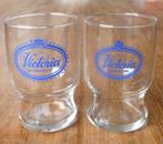 Victoria mineraalwater glazen vintage waterglazen glas water, Huis en Inrichting, Keuken | Servies, Glas of Glazen, Gebruikt, Ophalen of Verzenden