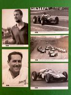 Oude persfoto’s met o.a. coureurs uit ‘59/60 Moss, Brabham…, Ophalen of Verzenden, Zo goed als nieuw, Formule 1