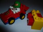DUPLO raceauto/afschietauto zgan., Kinderen en Baby's, Speelgoed | Duplo en Lego, Ophalen of Verzenden, Zo goed als nieuw, Complete set