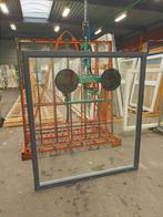 Kunststof Vast kozijn  b160 x h180 cm Antraciet -2033-, Doe-het-zelf en Verbouw, Kozijnen en Schuifpuien, Kunststof, Raamkozijn