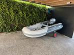 Rubberboot (Nieuw)  Honda 4pk + Trailer - Nieuwstaat!, Airdeck, Zo goed als nieuw, Benzine, Minder dan 70 pk