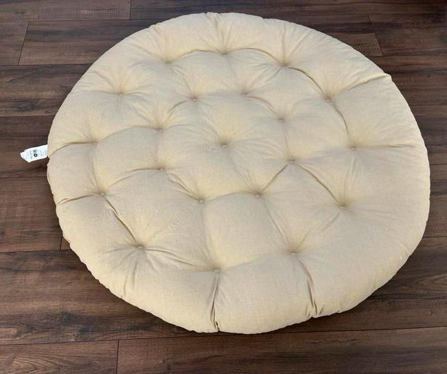 Jysk JORDRUP kussen, Huis en Inrichting, Woonaccessoires | Kussens, Zo goed als nieuw, Wit, Rond, Ophalen