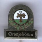 Oranjeboom bier email op zilverkleurig speldje ( N_153 ), Verzamelen, Speldjes, Pins en Buttons, Verzenden, Nieuw, Merk, Speldje of Pin